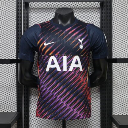 Player version 26-27 Tottenham Hotspur Away Black Purple Soccer Jersey AAA