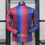 Player Version 26-27 Barcelona Home Blue Red Thailand LS Soccer Jersey AAA - Image 2