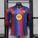 Player Version 26-27 Barcelona Home Blue Red Thailand LS Soccer Jersey AAA