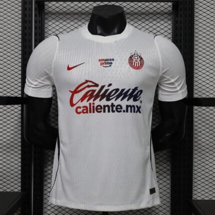 Player version 26-27 Chivas Away White Thailand  Soccer Jersey AAA