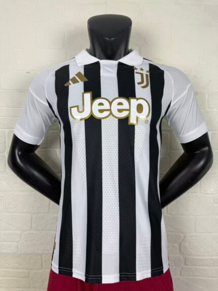 Player version 2026-2027 Juventus Home Black White Soccer Jersey AAA