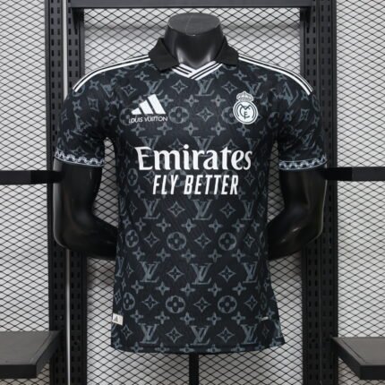 Player version 26-27 Real Madrid Black Soccer Jersey AAA