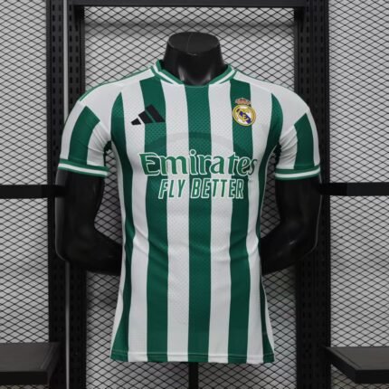 Player version 26-27 Real Madrid White Green  Soccer Jersey AAA