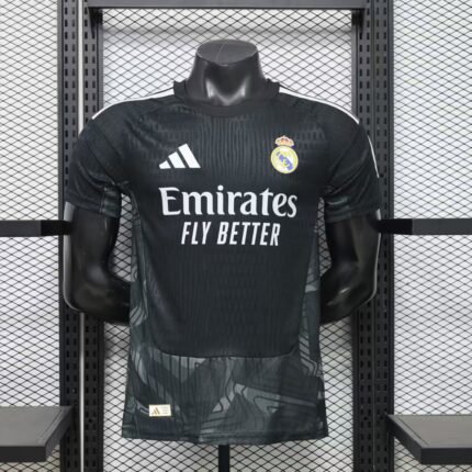 Player version 26-27 Real Madrid  The goalkeeper Black Soccer Jersey AAA