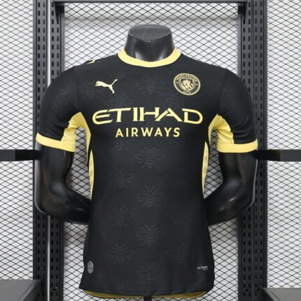 Player version 2026-2027 Manchester City 2nd Away Black Soccer Jersey AAA