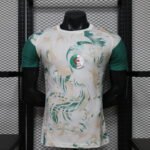 Player version 2026-2027 Algeria White Green Soccer Jersey AAA