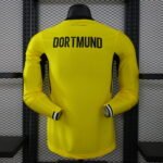 2026-27 Player Version Dortmund  Home Yellow Long-sleeved  Soccer Jersey AAA - Image 2