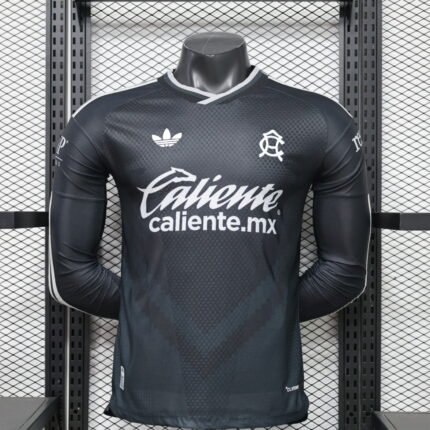 Player Version 26-27 Club America Away Black  Long-sleeved  Soccer Jersey AAA