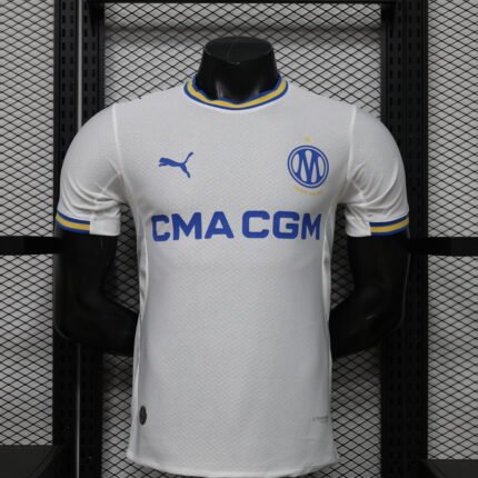 Player version 2026-27 Olympique de Marseille Home Ｗhite Soccer Jersey AAA