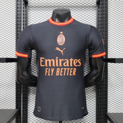 2026-27 Player Version AC Milan 2nd Away Black Soccer Jersey AAA
