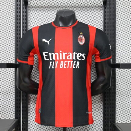 2026-27 Player Version AC Milan Home Red Black Soccer Jersey AAA