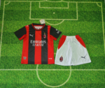2026-2027 AC Milan Home Red Black kids/youth  Soccer uniform