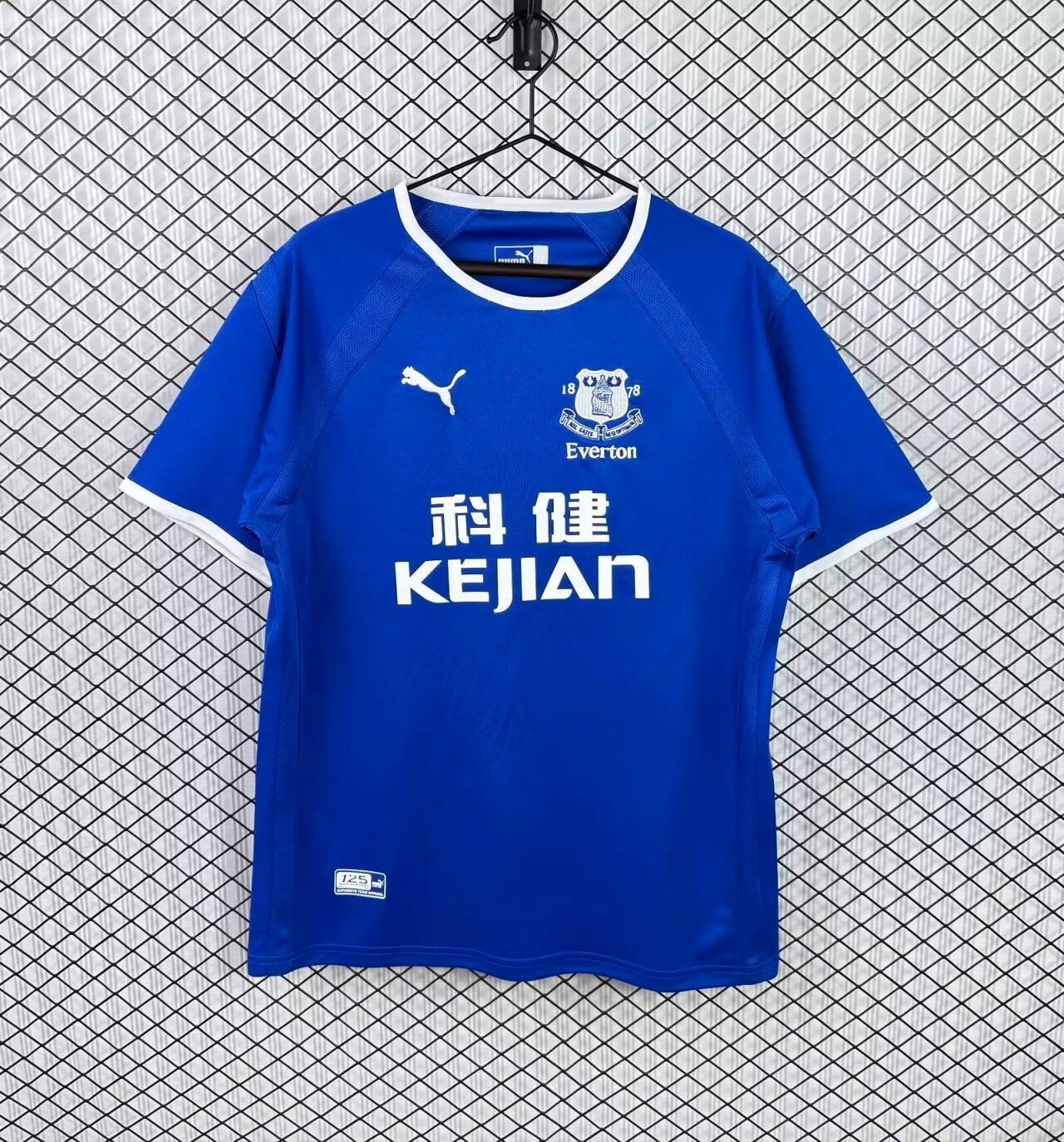 a0896d57 Retro Version 2003-04 Everton Home Blue Soccer Jersey AAA - Image 1