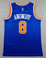 2026  NBA New York Knicks Blue #8  Jersey - Image 2