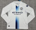 （S-4XL） 2026-2027 Manchester City 2nd Away White Soccer Long sleeves Jersey AAA