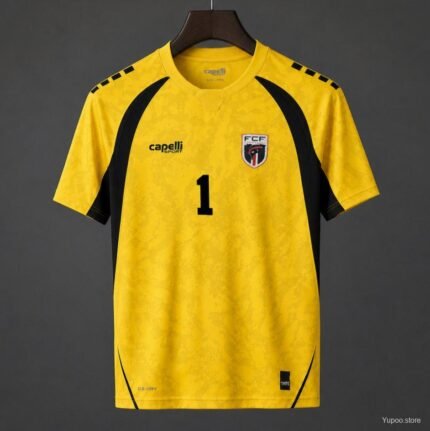 2026-27 Cape Verde Goalkeeper Yellow Soccer Jersey AAA