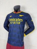 Player version 26-27 Arsenal Away Royal Blue Long-sleeved Soccer Jersey AAA - Image 4