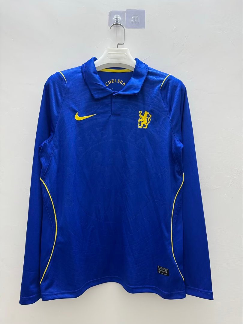 aa1b6975 2026-2027 Chelsea Home Blue Soccer Long sleeves Jersey AAA - Image 1