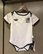 2026-2027 Mexico Away White Baby Soccer Uniform