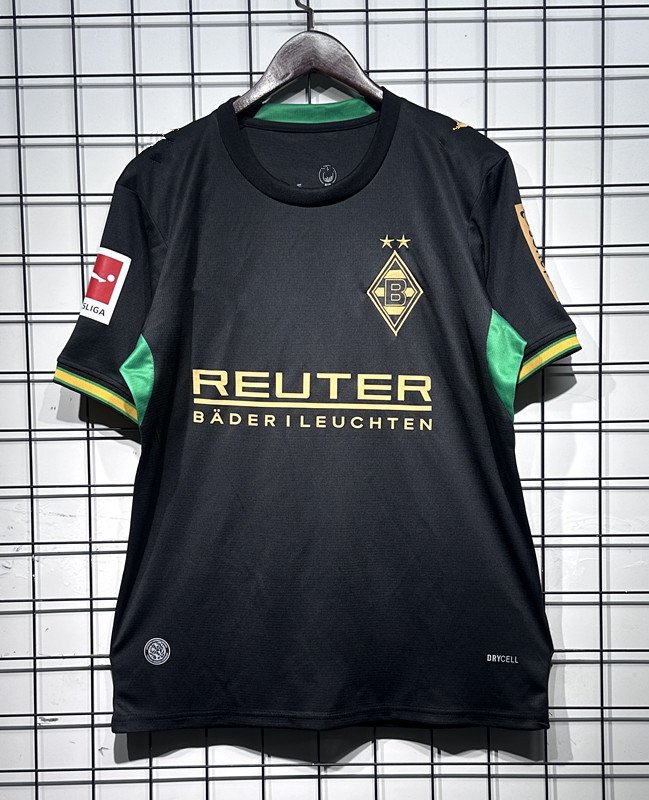 ac7c8212 (S-4XL) 2026-2027 Monchengladbach Away Black Soccer Jersey AAA - Image 1