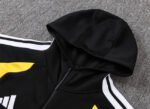26-27 Germany Black Thailand Soccer Jacket Uniform With Hat - Image 2