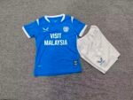 2026-2027 Cardiff City Home Blue kids/youth  Soccer uniform