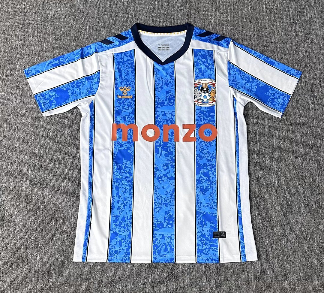 b39e16c3 26-27 Coventry City Home Blue White Soccer Jersey AAA - Image 1