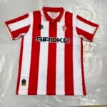 2026-27 Gijón Home Red White Soccer Jersey AAA