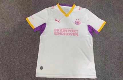 2026-27  Eindhoven  Away White Purple Soccer Uniform