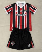 2026-2027 São Paulo Away Red Black Soccer Uniform