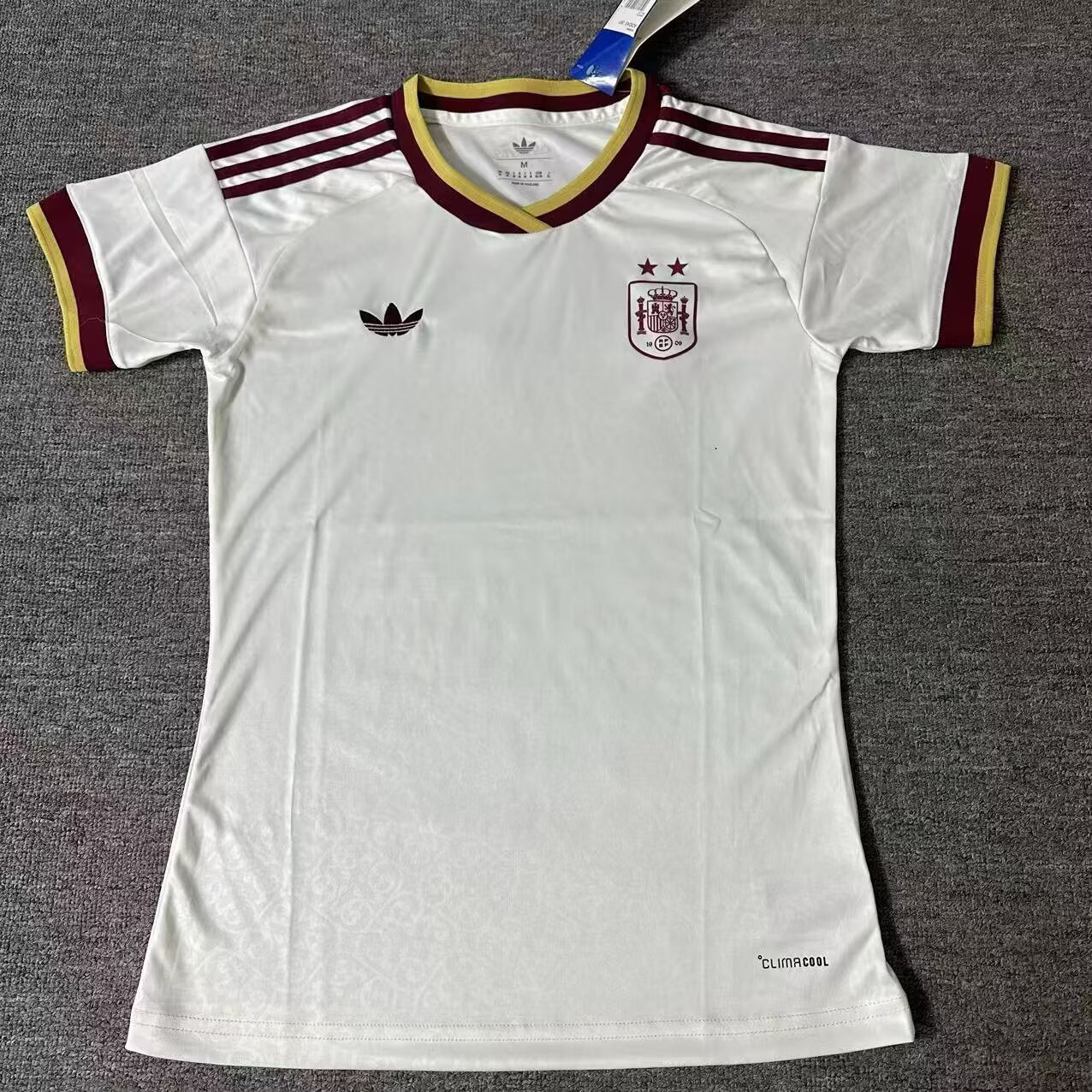 b5b42be3 (2 star) 2026-2027 Spain Away White Soccer Women Jersey AAA - Image 1