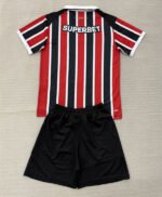 2026-2027 São Paulo Away Black Red kids/youth  Soccer uniform - Image 2