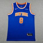 2026  NBA New York Knicks Blue #8  Jersey
