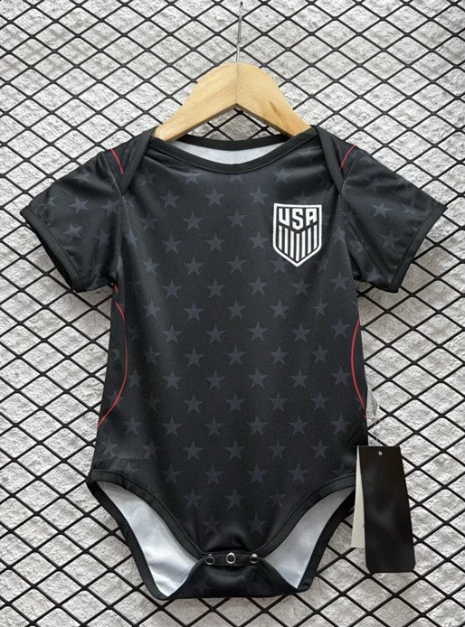 b7bb7408 2026-2027 USA Away Black Baby Soccer uniform - Image 1