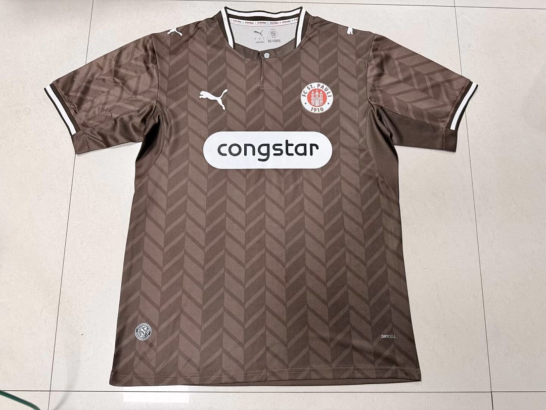 bd6c9a96 2026-2027 St.Pauli Home Brown Soccer Jersey AAA - Image 1