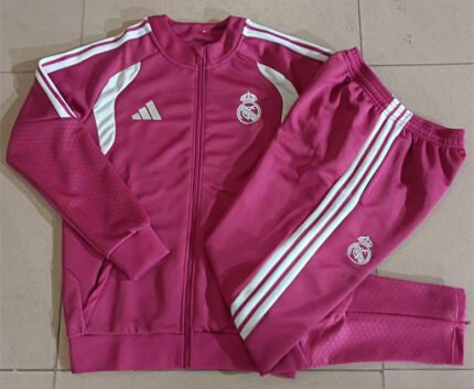 26-27 Real Madrid Pink Thailand Soccer Jacket Uniform
