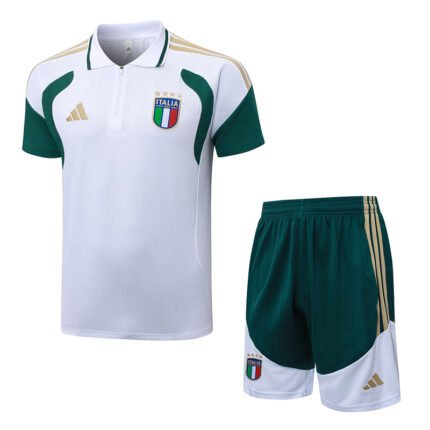 2026-27 Italy White Polo Soccer Uniform
