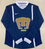 Retro Version 1999-2000 PumasUNAM Away Blue Thailand LS Soccer Jersey AAA