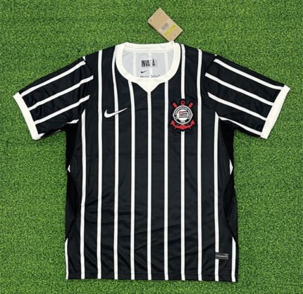 2026-27 Corinthians Away Black White  Soccer Jersey AAA