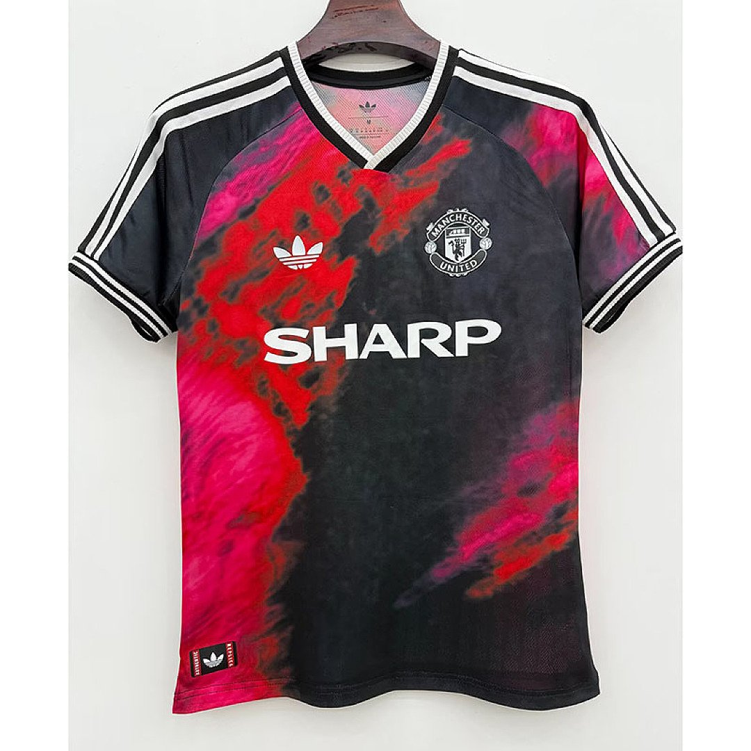 c247b8b1 2026-2027 Manchester United Red Black Soccer Jersey AAA - Image 1