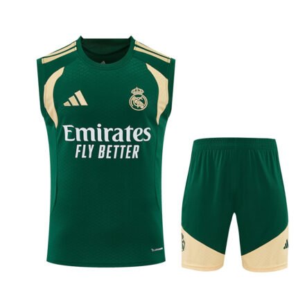 2026-27 Real Madrid Green Vest Soccer Uniform