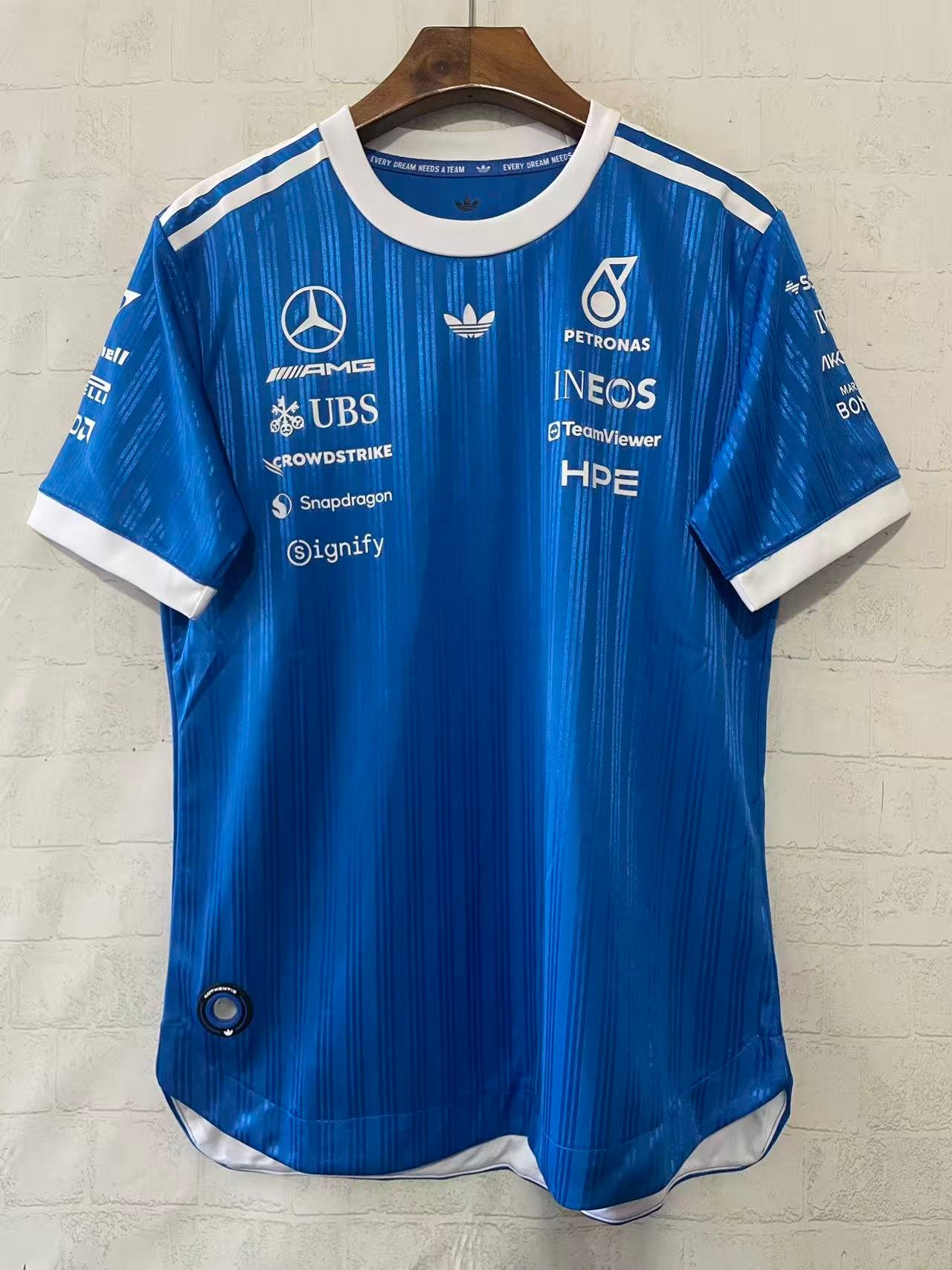 c56e278b (S-5xl)2026-2027 F1 Mercedes Blue Racing Suit - Image 1
