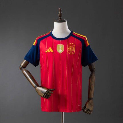 （2 star）FIFA2026 2026-2027 Spain Home Red Soccer Jersey AAA