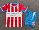 2026-27 Gerona  Home Red White  kids/youth Soccer uniform