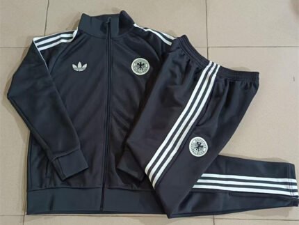 26-27 Germany Dark Gray Thailand Soccer Jacket Uniform