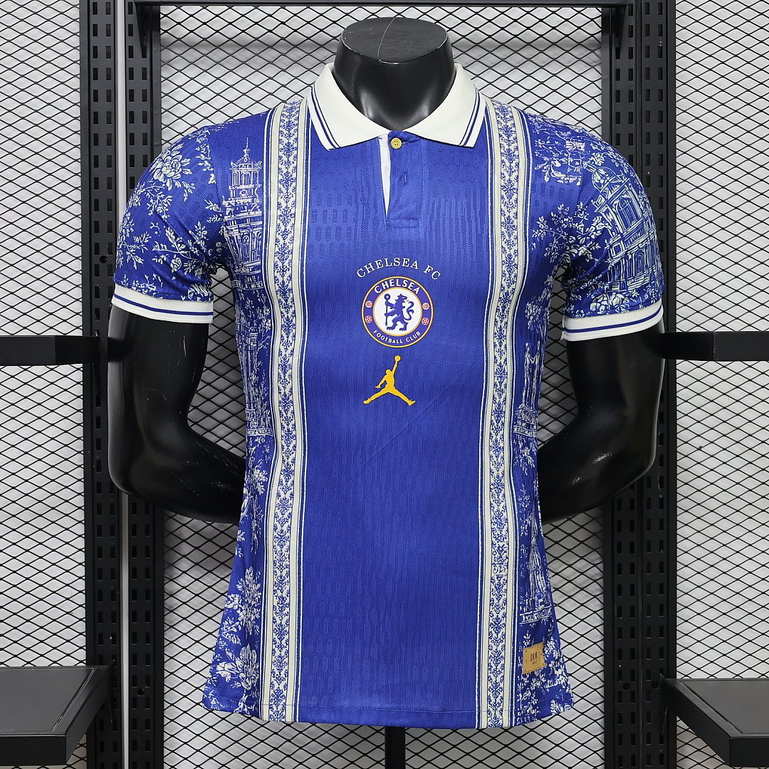 c6e45eb2 Player Version 26-27 Special Chelsea Blue Soccer Jersey AAA - Image 1
