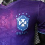 Player version 2026-2027 Brazil Purple Blue Soccer Jersey AAA - Image 2