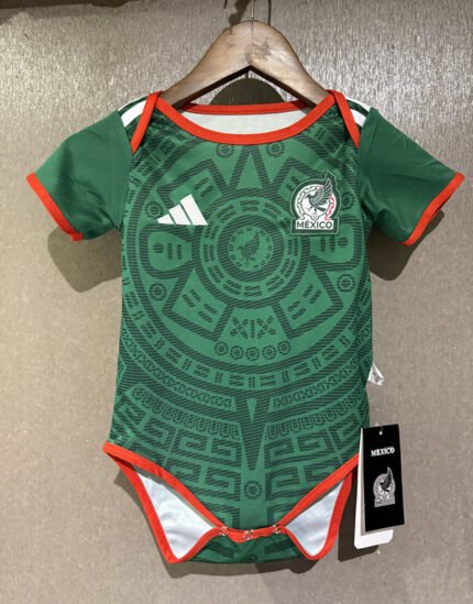 2026-2027 Mexico Home Green Baby Soccer Uniform