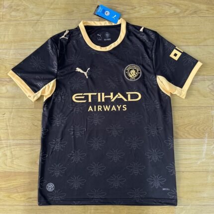 （S-4XL） 2026-2027 Manchester City Third Away Black Soccer Jersey AAA