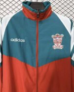 Retro version 1993 Liverpool Green Red Windbreaker  Soccer Jacket - Image 3